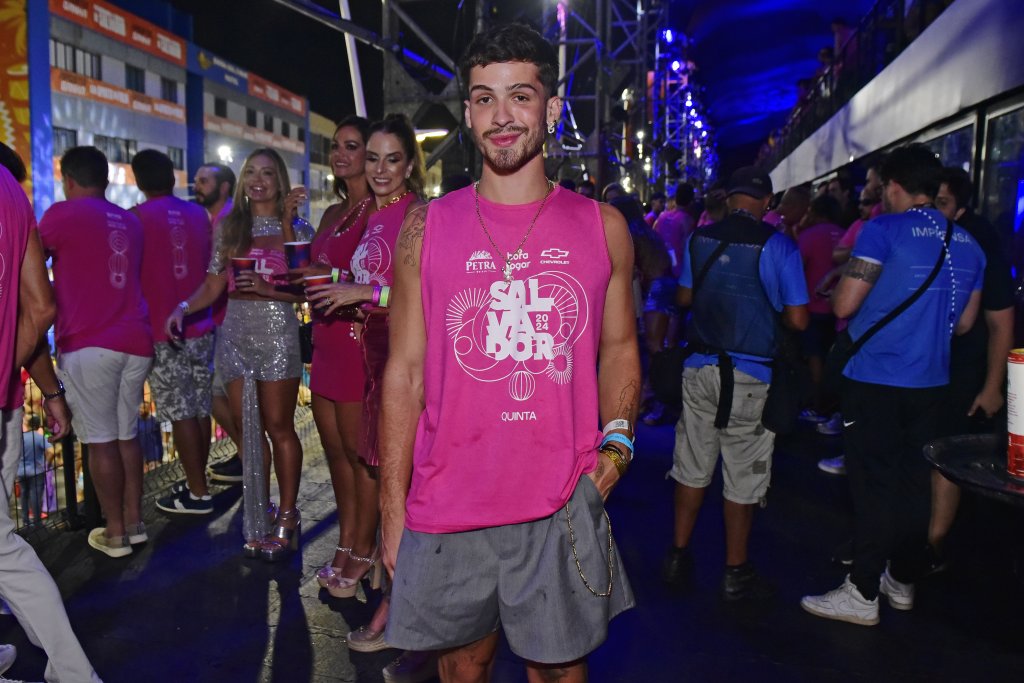 João Guilherme presente no Camarote Salvador